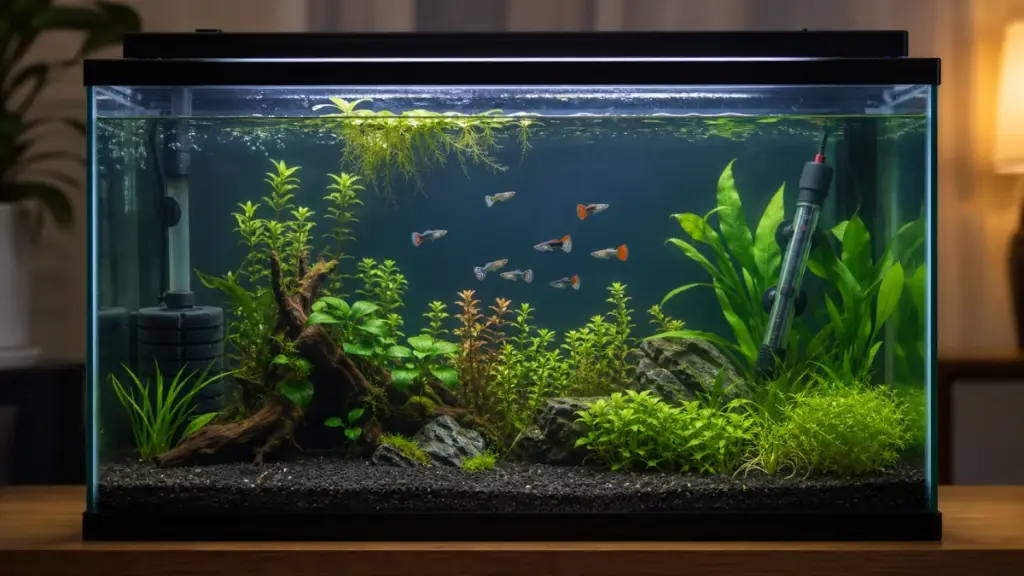 Best Tank Setup for Guppies: Filter, Plants, Heater & More