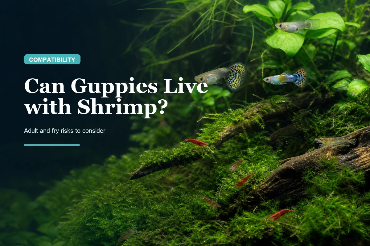 Can Guppies Live with Shrimp? Adult & Fry Risks