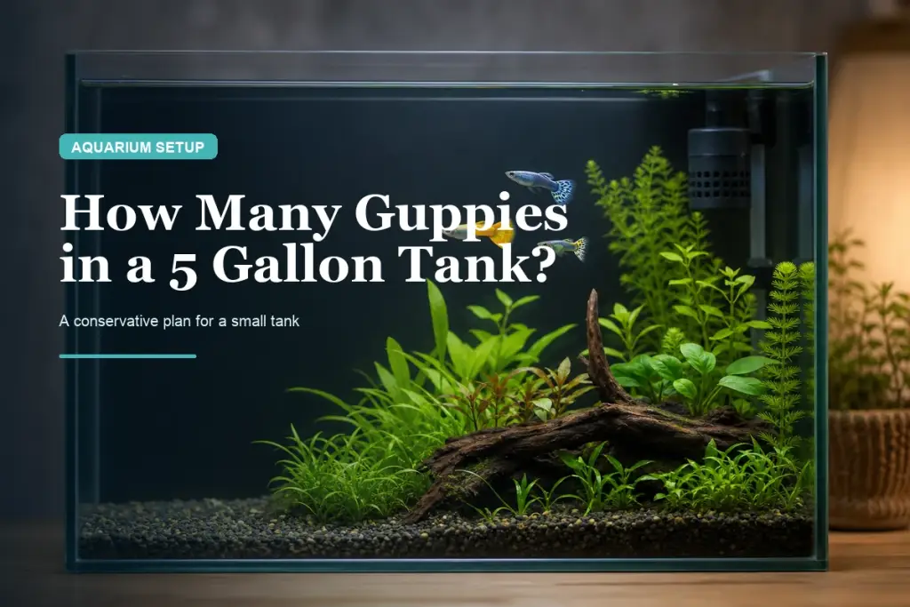 How Many Guppies in a 5 Gallon Tank?