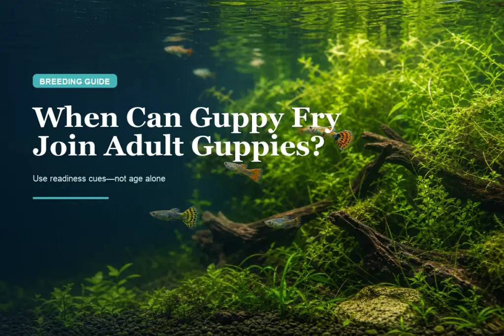 When Can Guppy Fry Join Adult Guppies?