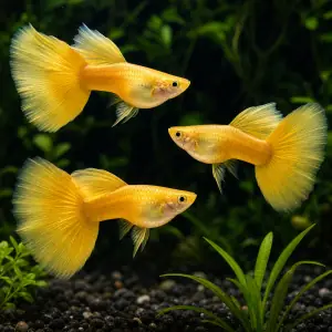 Representative AI-generated image of Full Gold 24k VIP Breeder Trio; not an exact inventory photograph.