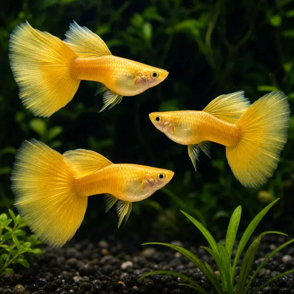 Representative AI-generated image of Full Gold 24k VIP Breeder Trio; not an exact inventory photograph.